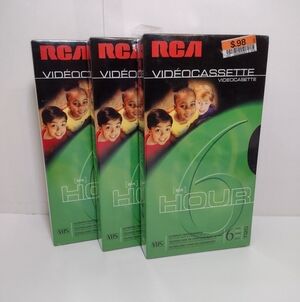 RCA 6-Hour Videocassette Pack
